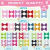YAKA 60PCS (30 Paris) Cute Puppy Dog Small Bowknot Hair
