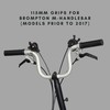 Vincita Lock-On Bike Handlebar Grips (Pair) - Compatible with Brompton
