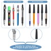 4 Pack 35" Steel Wire Heavy Duty Retractable Pull Pen
