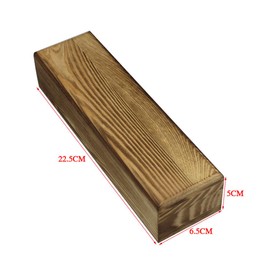 Teensery Rustic Wooden Jewelry Storage Case Decorative Wood Necklace Gift Box for Bracelet Anklet Jewellry Packaging, Rectangle