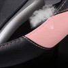 Leather Car Steering Wheel Cover, Non-Slip Car Wheel Cover Protector