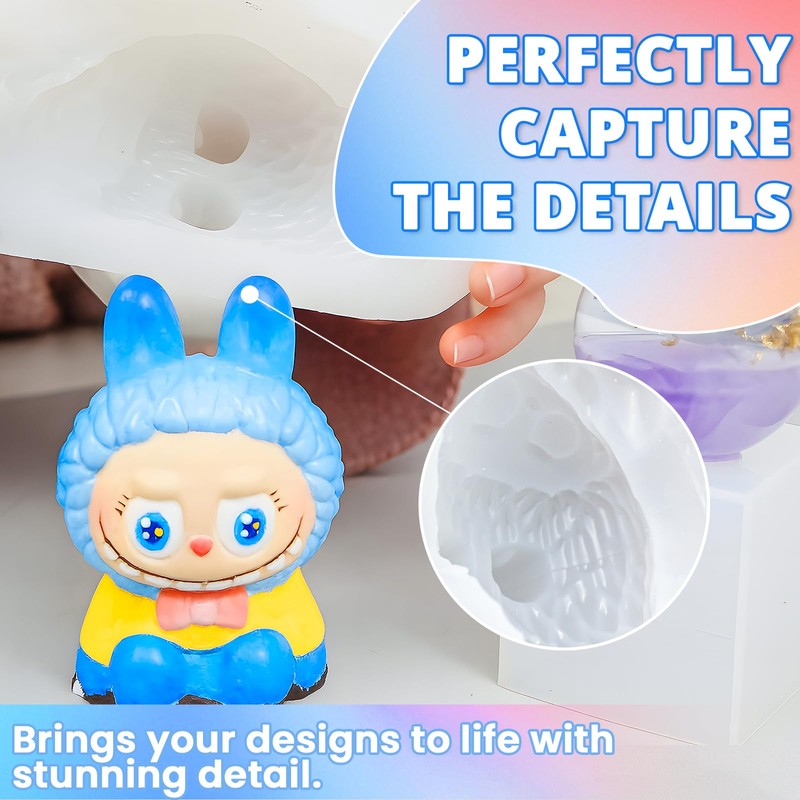 KHKD RESIN Silicone Mold Making Kit, 15A Liquid Silicone Rubber