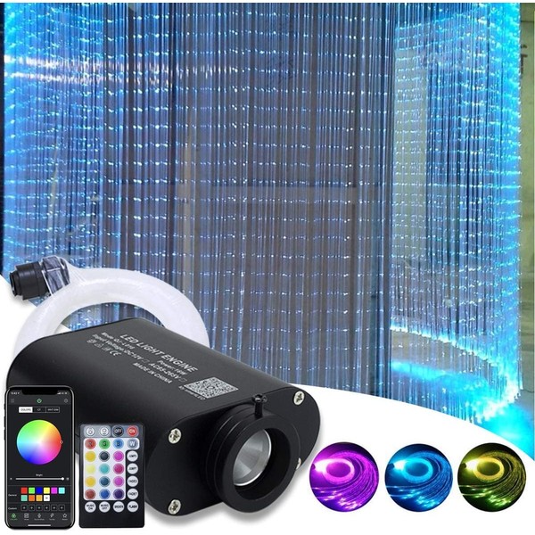 Latest Kingmaled Car Home 16W App Fiber Optic Star Ceiling