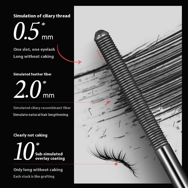 Mascara For Older Women 60 Plus,Tubing Mascara,Volume And Length,Telescopic,Waterproof Makeup,Trending