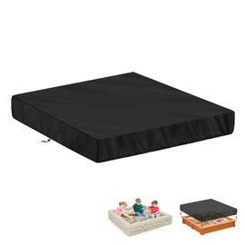 LAMUNI Sandpit Tarpaulin 140 x 140 x 20 cm Sandpit Covers Protective Cover Sandpit Waterproof Sandpit Cover Sandpit Cover Sandpit Cover 420D Oxford Sandpit Rain Cover Windproof Dustproof