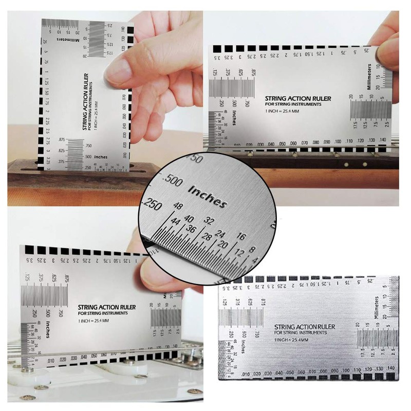 TIMESETL 44 Pcs Guitar Repairing Maintenance Tool Kit, Complete Stainless