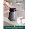 Bosilunlife Ceramic Soap Dispenser for Kitchen & Bathroom, 11 oz