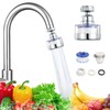 Water Filter Tap 360° Rotating WRA-Certified Hard Water Solution, 6x