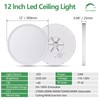 6PK Dimmable 12 Inch LED Flush Mount Ceiling Light, 24W,