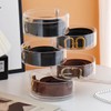 AIMALL Rotating Multi-Layer Belt Storage Box - Transparent Women’s Belt
