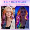 8 Colors Temporary Hair Chalk for Girls Washable Hair Color