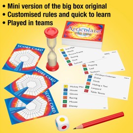 Drumond Park Articulate for Kids Mini Board Game, Travel Games for Kids, Compact Version of the Fast Talking Description Game, Family Games for Kids Suitable for Boys and Girls from 6+ Years
