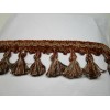 Unbranded 6 yards Tassel Fringe 3" BRICK-RED/RUST