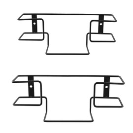 QWORK® 2 Pack Wall Mount Glove Dispenser Rack Glove Box Holder for Gloves and Tissues - for Lab, Commercial and Home Use