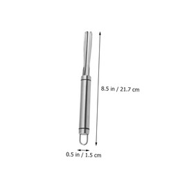 COLLBATH Stainless Steel Fruit and Vegetable Tools Tray Lemon Juicer Squeezer Fruit Cutter Bread Shredder Crinkle Vegetable Chopper Potato Machine Slicer Melon Silver