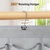 MISSLO 30 Large Pockets Dual Sided Hanging Shoe Organizer for