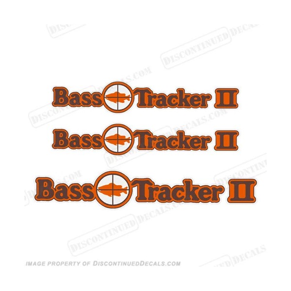 DiscontinuedDecals Fits Bass Tracker II Target Boat Decal Package -