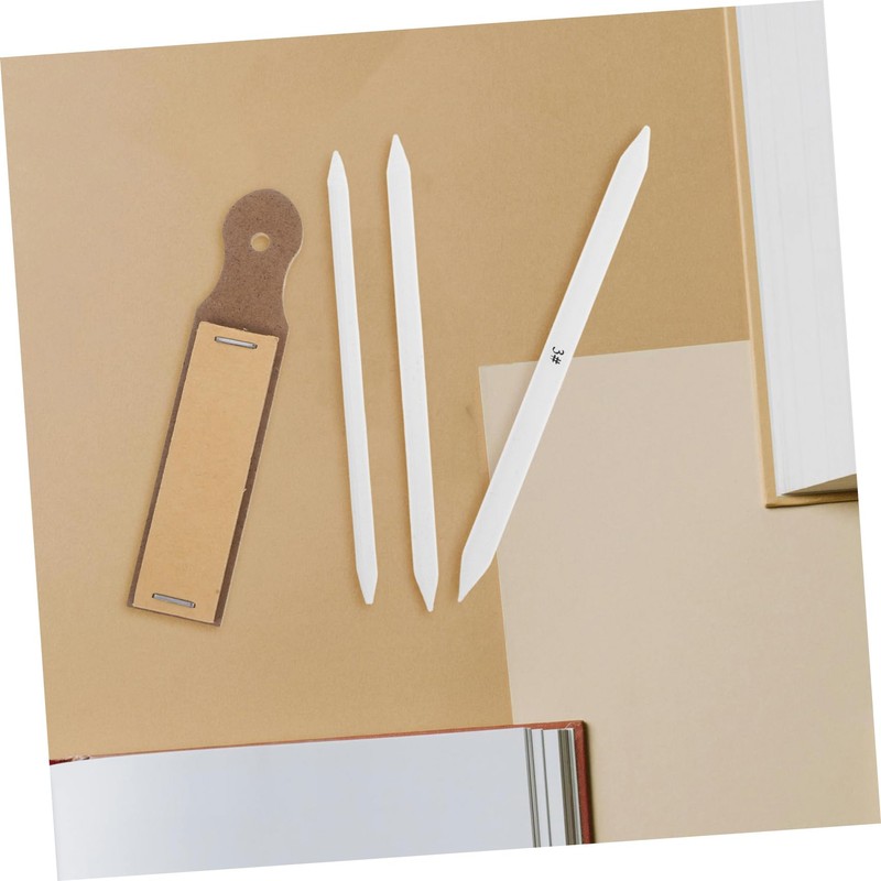 Gadpiparty 1set Blending Stumps and Sandpaper for Artists Sketching Tools