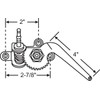 Cottonwood Hardware, Peachtree Style Casement Window Operator - Non-Handed