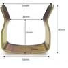 Just Accessories® Metal U Clips For Divan Bed Bases Ottoman