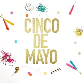 CINCO DE MAYO Glitter Banner