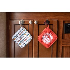 Camco Life is Better at The Campsite Over-The-Cabinet Hooks | Convenient to Use and Fits 3/4-inch Thick Cabinet Doors | Made of Stainless Steel | 2-Pack (53382), Silver, Small