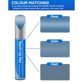 Blue Ashes Matte(#586b7a) Bike Touch Up Paint Compatible with Giant Exact Match Bike Paint for Scratched or Chipped Bike Frames