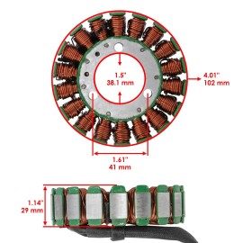 For Kawasaki Stator & Gasket for Kawasaki KLF300 Bayou 300 2X4 1992-2004 Atv Gasket