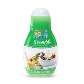 EZ-Sweetz (3-Pack 1.36oz - Liquid De-Bittered Stevia Sweetener 300 Servings/Bottle)