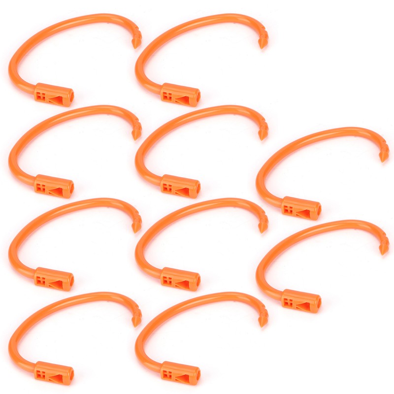 10PCS Plastic Lightweight Good Elasticity Farm Bull Nose Ring Accessory