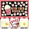 JarThenaAMCS 77 Pcs Popcorn Bulletin Board Decoration Funny Popcorn Bucket