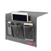 Falaku Bedside Caddy,Bedside Organizer Caddy Under Mattress,Holds Magazines,Books (4 Pockets-Grey)