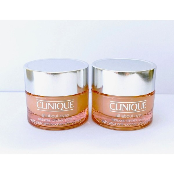 Clinique 2x Clinique All About Eyes Reduces Circles Puffs 0.5