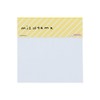 Sunstar Stationery S2846888 Mizutama Memo, Square, Yellow