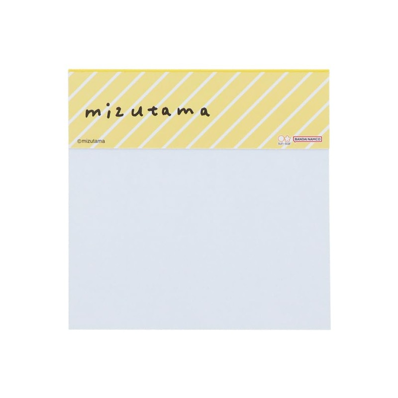 Sunstar Stationery S2846888 Mizutama Memo, Square, Yellow