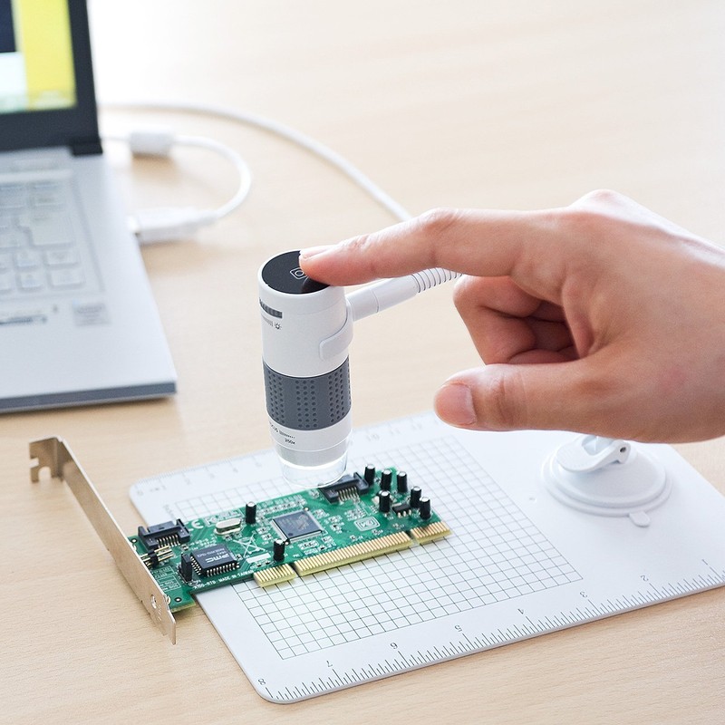 Sanwa Direct 400-CAM056 Microscope, USB Connection, View and Store Directly