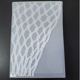 NZJ 3D Texured Sea Decorative Fishing Net Plastic Embossing Folders for Card Making Scrapbooking and Other Paper Crafts