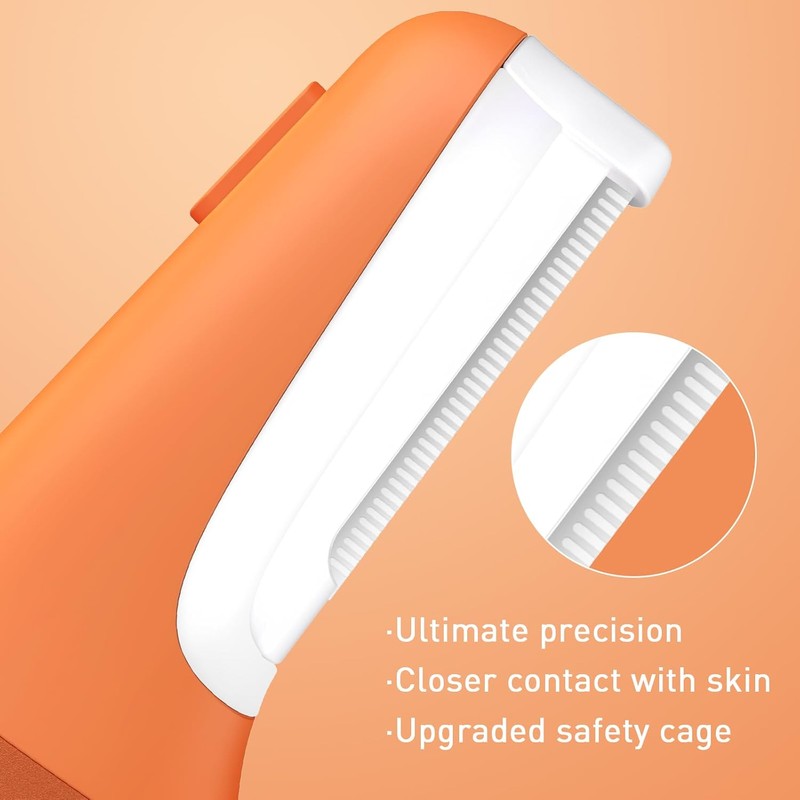 Dermaplane Women's Facial Razors - Sonic Exfoliating and Peach Fuzz