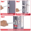 Hinges Gaps Adjusting Wrench, 0.55-0.71in Steel Door Hinge Adjustment Tool