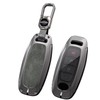 ontto Metal and Leather Key Fob Case Fit for Nissan