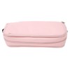 Pen Pencil Case 3 Compartments Canvas Portable Large Capacity Pencil