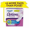 Equate Options 2 PACK!! Equate Options Incontinence Pads for Women,