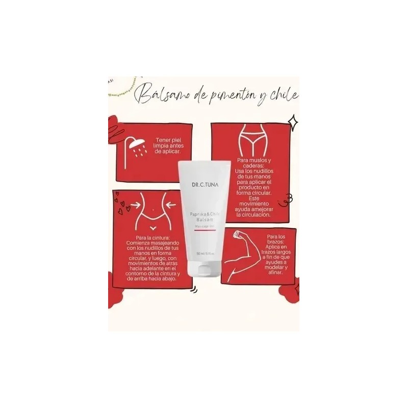 Gel De Masaje / Balsamo De Paprika Y Chile /