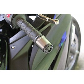 SSK Aluminum Handlebar End Titanium KAWASAKI NINJA250/Z250/NINJA400/ER-6F/ER-6N/ZX-6R/NINJA650/Z800/Z900RS/NINJA1000/Z1000/ZX-10R/ZRX1200/ZX-12R/ZZR144 00/zx- 14R