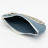 Pencil Case, Two-Tone Pencil Case, Slim, 6 Colors, Blue Gray,