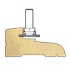 Trend CraftPro Weatherseal Groover Router Cutter Bit, 1/4 Inch Shank,