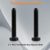 KPALAG 2PCS Upgraded M12 Torsion Bar Key Adjustment Bolts, Torsion