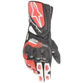 Alpinestars SP-8 V3 Adult Street Motorcycle Gloves - Black/White/Bright Red / 3X-Large