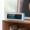 Alarm clock bedroom alarm clock with atmosphere light gradient color