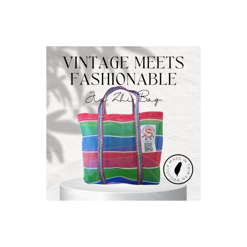 DRAGON MAMA'S KITCHEN Jia Zhi Bag- Traditional Taiwanese Mesh Tote